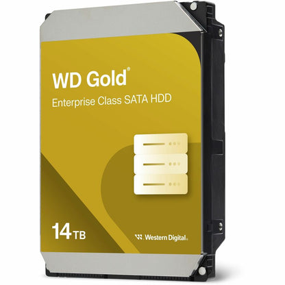 Disque dur WD Gold WD142KRYZ 14 To - 3,5" interne - SATA (SATA/600) - Méthode d'enregistrement magnétique conventionnel (CMR) WD142KRYZ