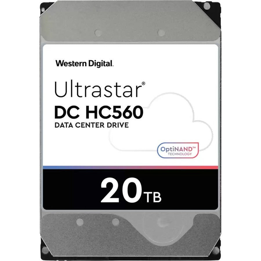 Disque dur WD Ultrastar DC HC560 WUH722020ALE6L4 20 To - 3,5" interne - SATA (SATA/600) - Méthode d'enregistrement magnétique conventionnel (CMR) 0F38755
