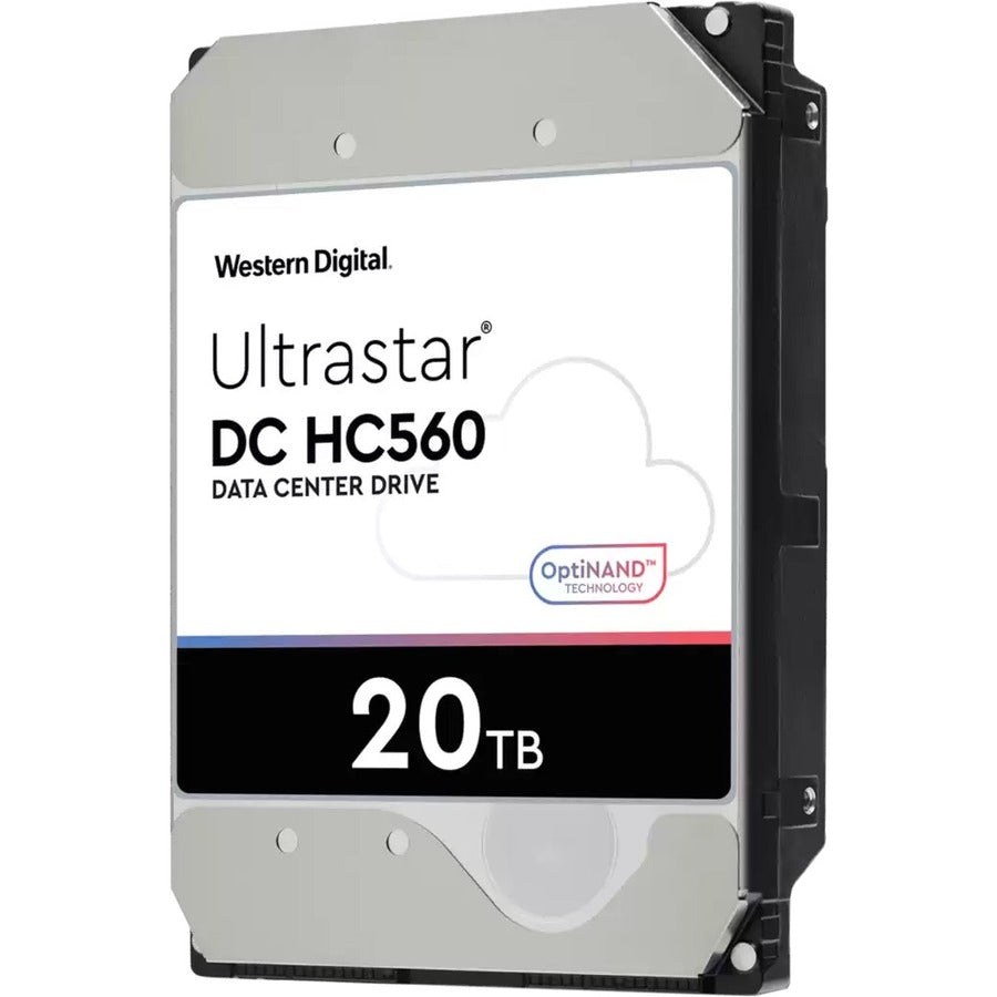 Disque dur WD Ultrastar DC HC560 WUH722020ALE6L4 20 To - 3,5" interne - SATA (SATA/600) - Méthode d'enregistrement magnétique conventionnel (CMR) 0F38755