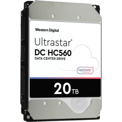 Disque dur WD Ultrastar DC HC560 WUH722020ALE6L4 20 To - 3,5" interne - SATA (SATA/600) - Méthode d'enregistrement magnétique conventionnel (CMR) 0F38755