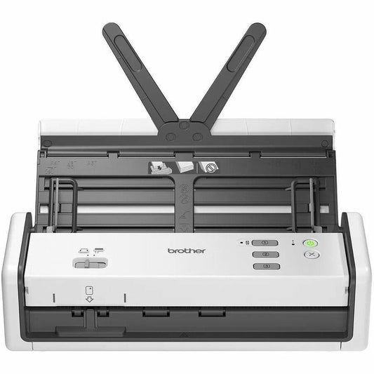 Scanner à feuilles grand format Brother ADS1300 - 600 x 600 ppp optique - Blanc ADS-1300