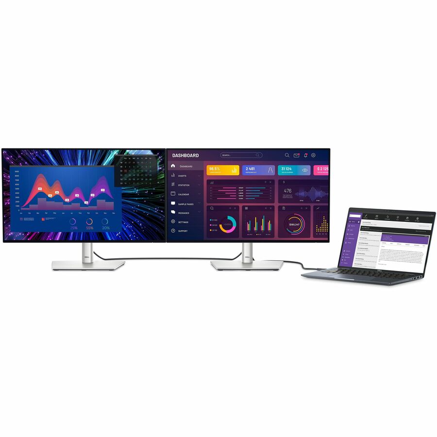 Moniteur LED Dell UltraSharp U2424HE 24 pouces Full HD - 16:9 - Noir DELL-U2424HE