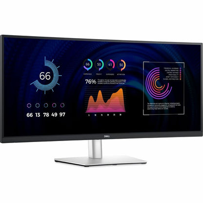 Moniteur LED incurvé Dell P3424WE 34" UW-QHD - 21:9 - Noir, Argent DELL-P3424WE