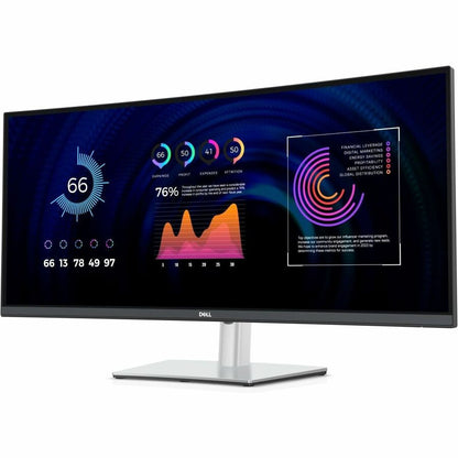 Moniteur LED incurvé Dell P3424WE 34" UW-QHD - 21:9 - Noir, Argent DELL-P3424WE