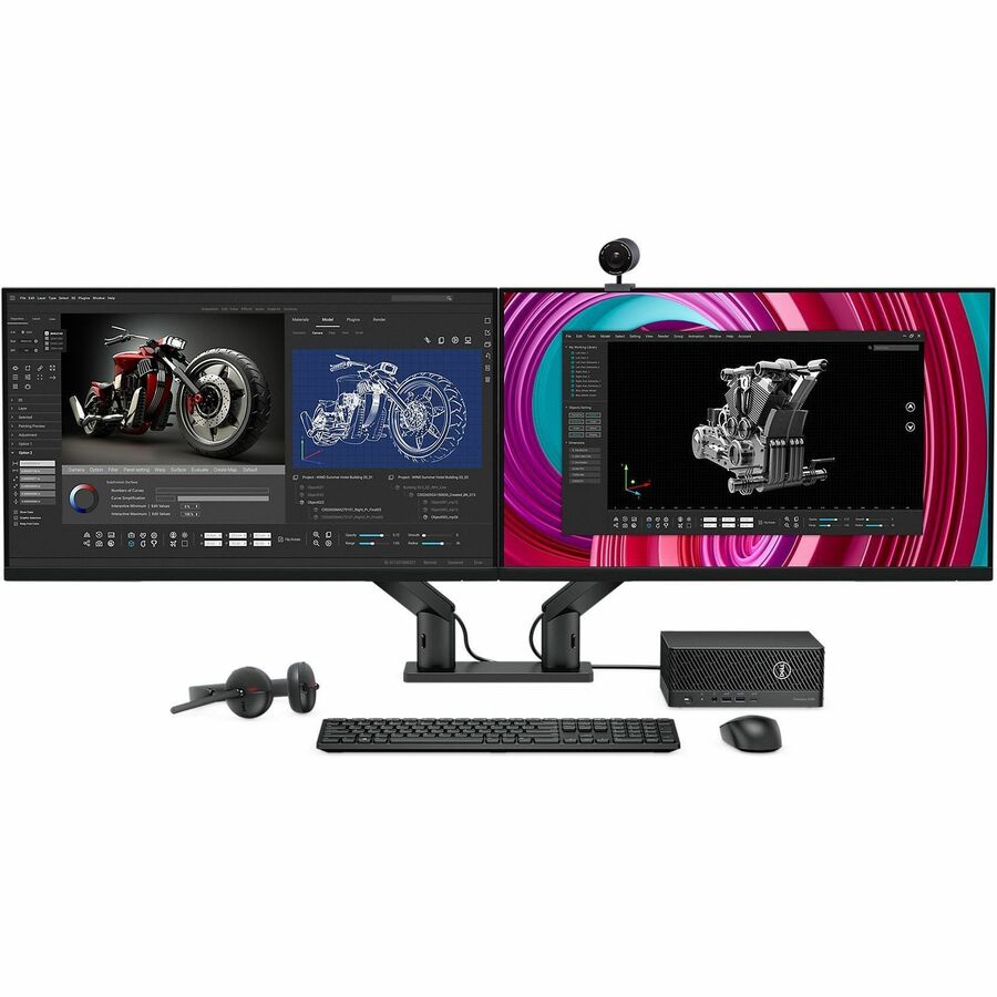 Station de travail Dell Precision 3000 3280 - Intel Core i5 14e génération i5-14500 - 16 Go - SSD 512 Go - Compact - Noir YH4N7