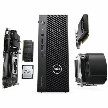 Station de travail Dell Precision 3000 3280 - Intel Core i5 14e génération i5-14500 - 16 Go - SSD 512 Go - Compact - Noir YH4N7