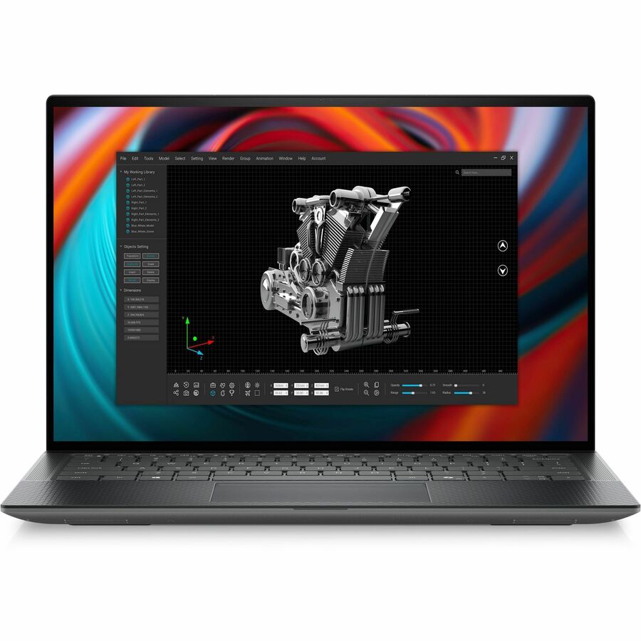 Station de travail mobile à écran tactile Dell Precision 5000 5490 14" - QHD+ - Intel Core Ultra 7 165H - Technologie vPro - 32 Go - SSD 512 Go - Aluminium Titan Gray X8G6W
