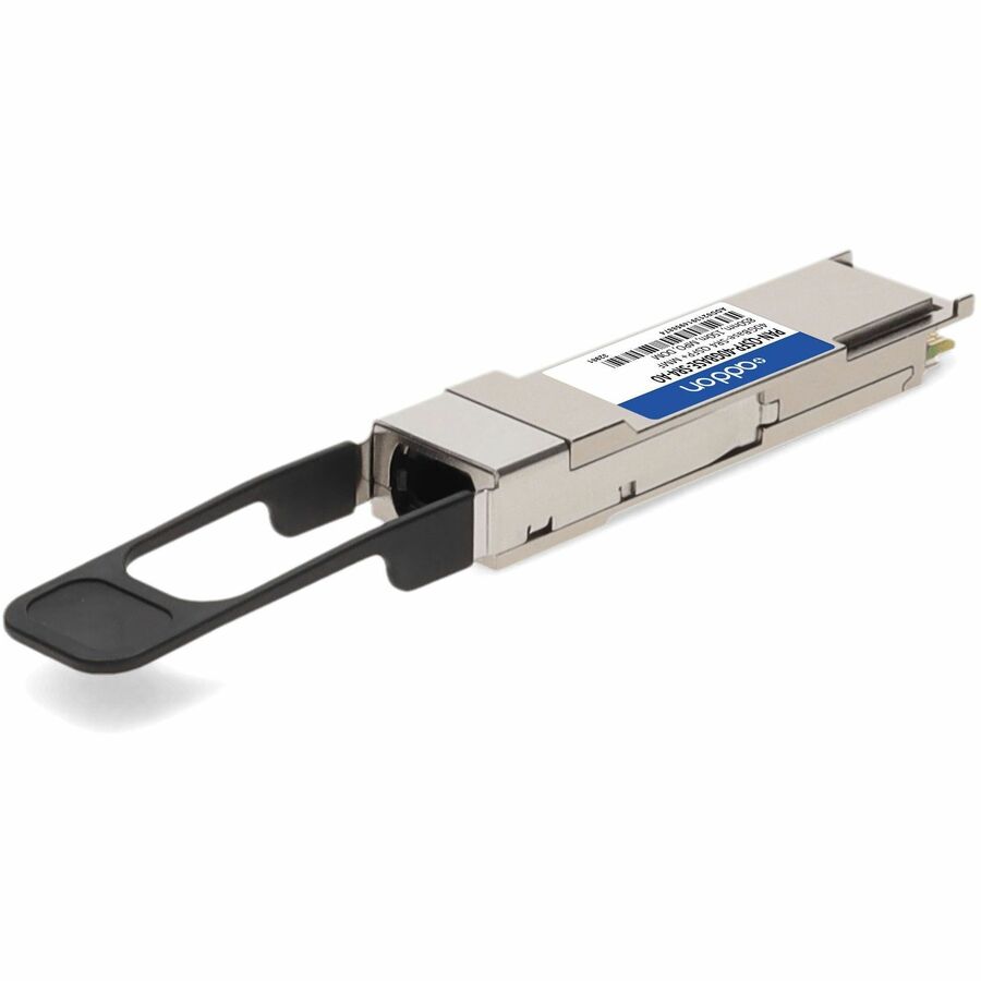 Émetteur-récepteur QSFP+ 40GBase-SR4 compatible TAA de Palo Alto Networks PAN-QSFP-40GBASE-SR4 (MMF ; 850 nm ; 150 m ; MPO ; DOM) PAN-QSFP-40GBASE-SR4-AO