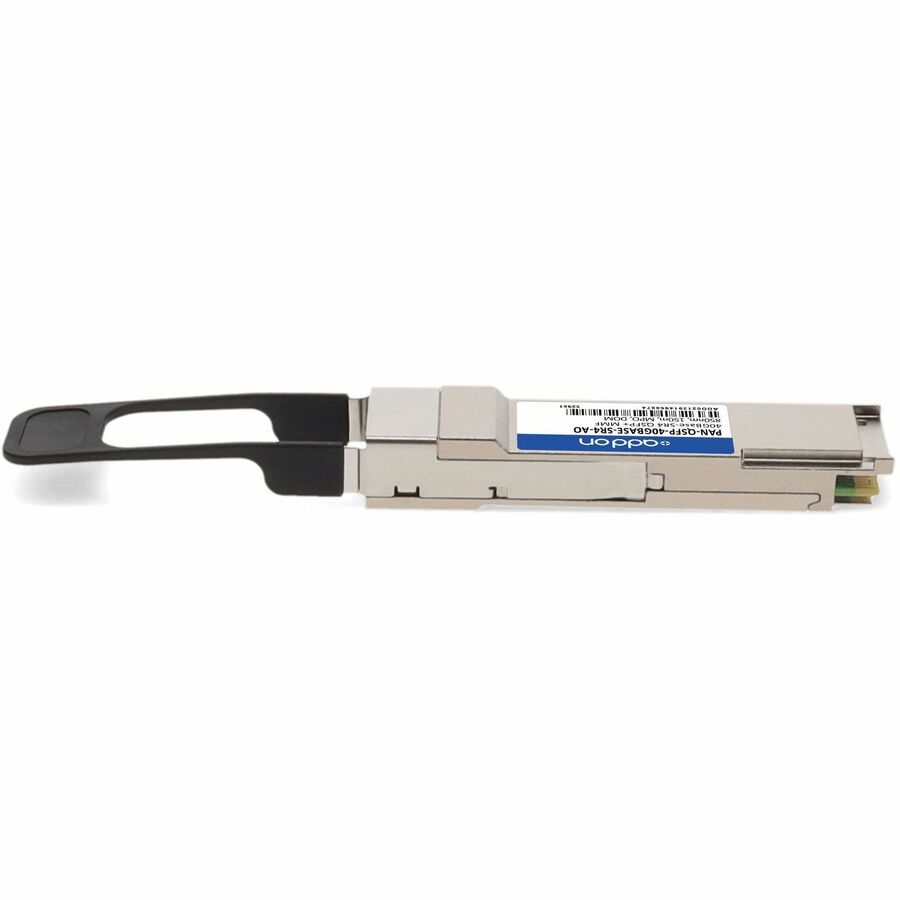 Émetteur-récepteur QSFP+ 40GBase-SR4 compatible TAA de Palo Alto Networks PAN-QSFP-40GBASE-SR4 (MMF ; 850 nm ; 150 m ; MPO ; DOM) PAN-QSFP-40GBASE-SR4-AO
