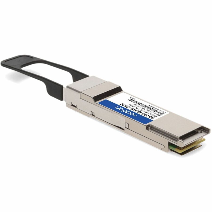 Émetteur-récepteur QSFP+ 40GBase-SR4 compatible TAA de Palo Alto Networks PAN-QSFP-40GBASE-SR4 (MMF ; 850 nm ; 150 m ; MPO ; DOM) PAN-QSFP-40GBASE-SR4-AO