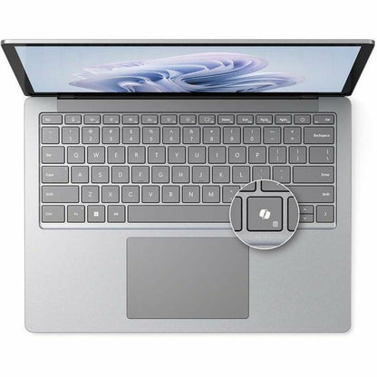 Ordinateur portable Microsoft Surface Laptop 6 15" à écran tactile - Intel Core Ultra 7 165H - 16 Go - SSD 256 Go - Clavier anglais, français - Platinum ZLP-00026