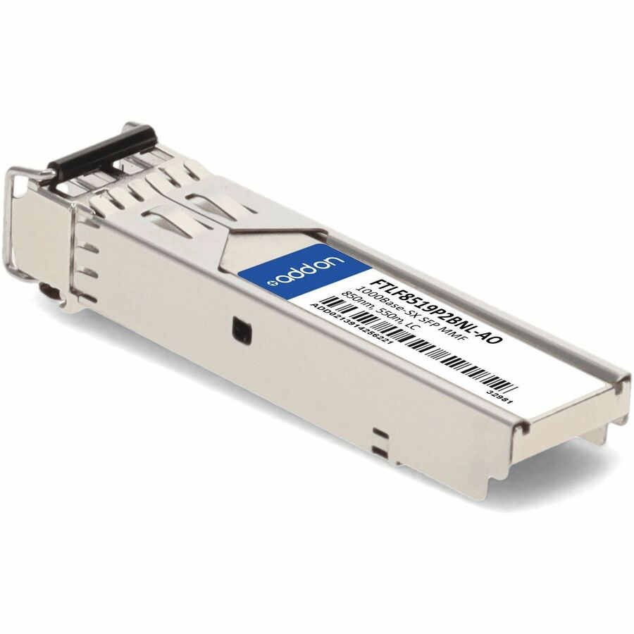 Module complémentaire à température de fonctionnement étendue 1000Base-SX SFP F/Finisar FTLF8519P2BNL-AO