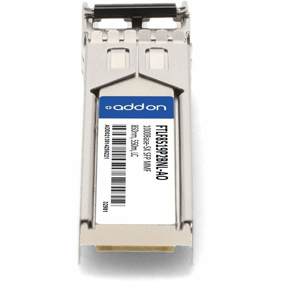 Module complémentaire à température de fonctionnement étendue 1000Base-SX SFP F/Finisar FTLF8519P2BNL-AO