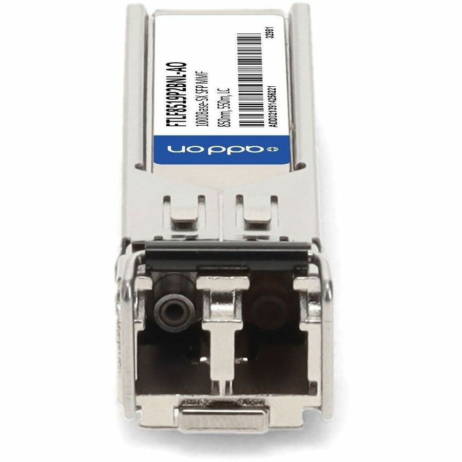 Module complémentaire à température de fonctionnement étendue 1000Base-SX SFP F/Finisar FTLF8519P2BNL-AO