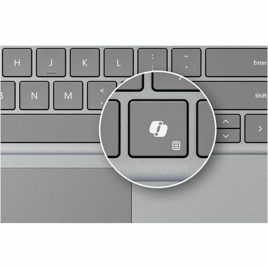 Ordinateur portable Microsoft Surface Laptop 6 13,5" à écran tactile - Intel Core Ultra 5 135H - 16 Go - SSD 256 Go - Clavier anglais - Platinum ZJQ-00026