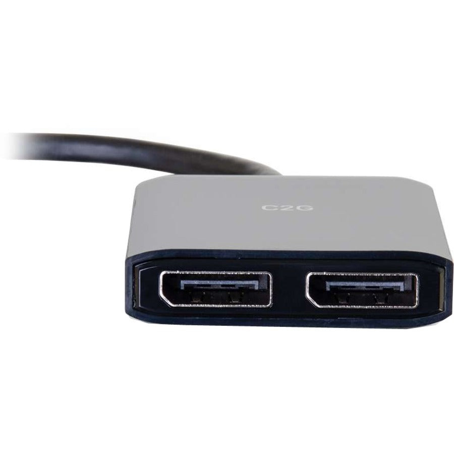 Répartiteur d'affichage C2G DisplayPort vers DisplayPort - Adaptateur pour deux écrans 54291
