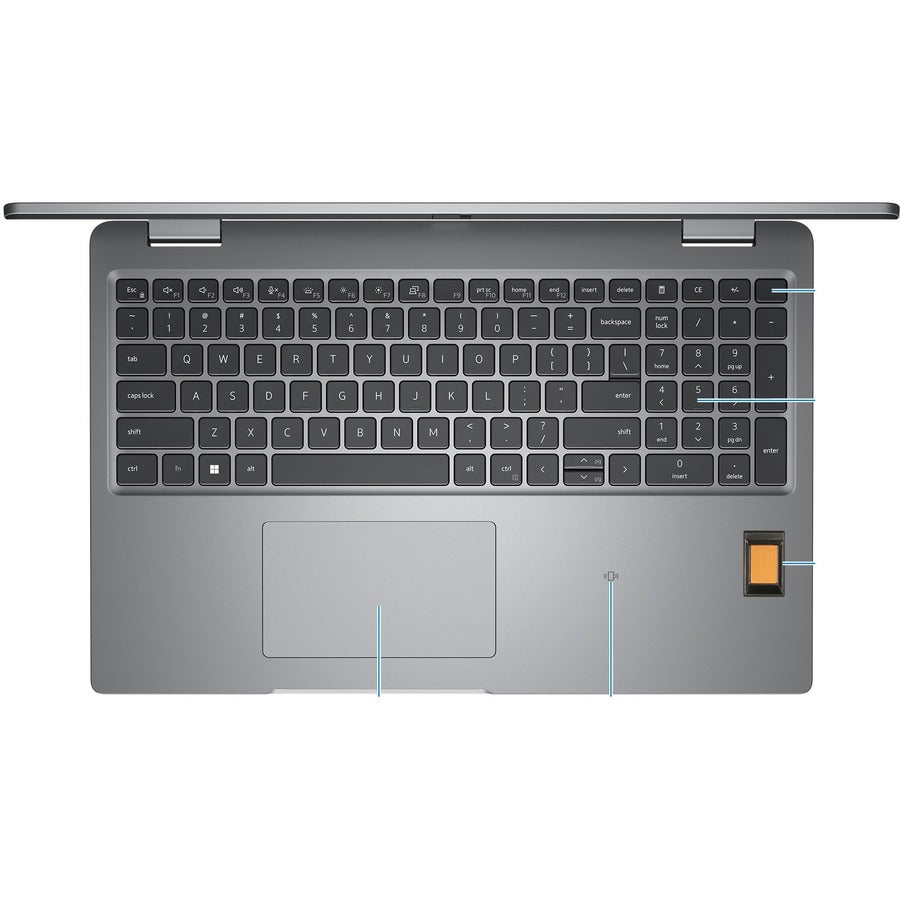 Ordinateur portable Dell Latitude 5540 15,6" - Full HD - Intel Core i7 13e génération i7-1365U - Technologie vPro - 16 Go - SSD 512 Go - Clavier anglais (États-Unis) - Gris Titane TPJJ4
