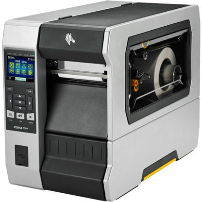 Imprimante industrielle à transfert thermique direct/thermique Zebra ZT610 - Monochrome - Impression d'étiquettes - USB - Série - Bluetooth ZT61043-T110100Z