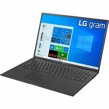 Ordinateur portable LG gram 17Z90P-N.AP75A8 17" - WQXGA - Intel Core i7 11e génération i7-1165G7 - Plateforme Intel Evo - 16 Go - SSD 512 Go - Noir obsidienne 17Z90P-N.AP75A8