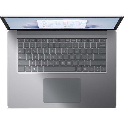 Ordinateur portable Microsoft Surface Laptop 5 15" à écran tactile - Intel Core i7 12e génération i7-1265U - Plateforme Intel Evo - 8 Go - SSD 256 Go - Clavier anglais, français - Platinum RBZ-00002