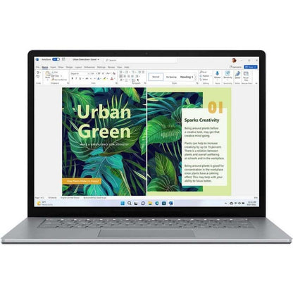 Ordinateur portable Microsoft Surface Laptop 5 15" à écran tactile - Intel Core i7 12e génération i7-1265U - Plateforme Intel Evo - 8 Go - SSD 256 Go - Clavier anglais, français - Platinum RBZ-00002