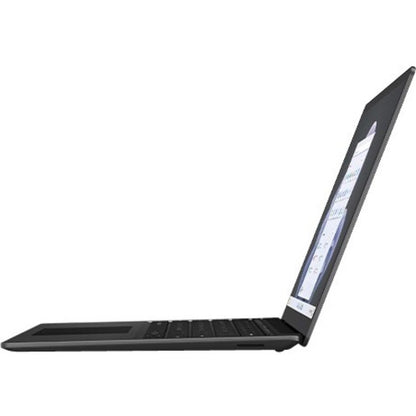 Ordinateur portable Microsoft Surface Laptop 5 13,5" à écran tactile - Intel Core i5 12e génération i5-1245U - Plateforme Intel Evo - 8 Go - SSD 512 Go - Clavier anglais - Noir mat R1U-00024