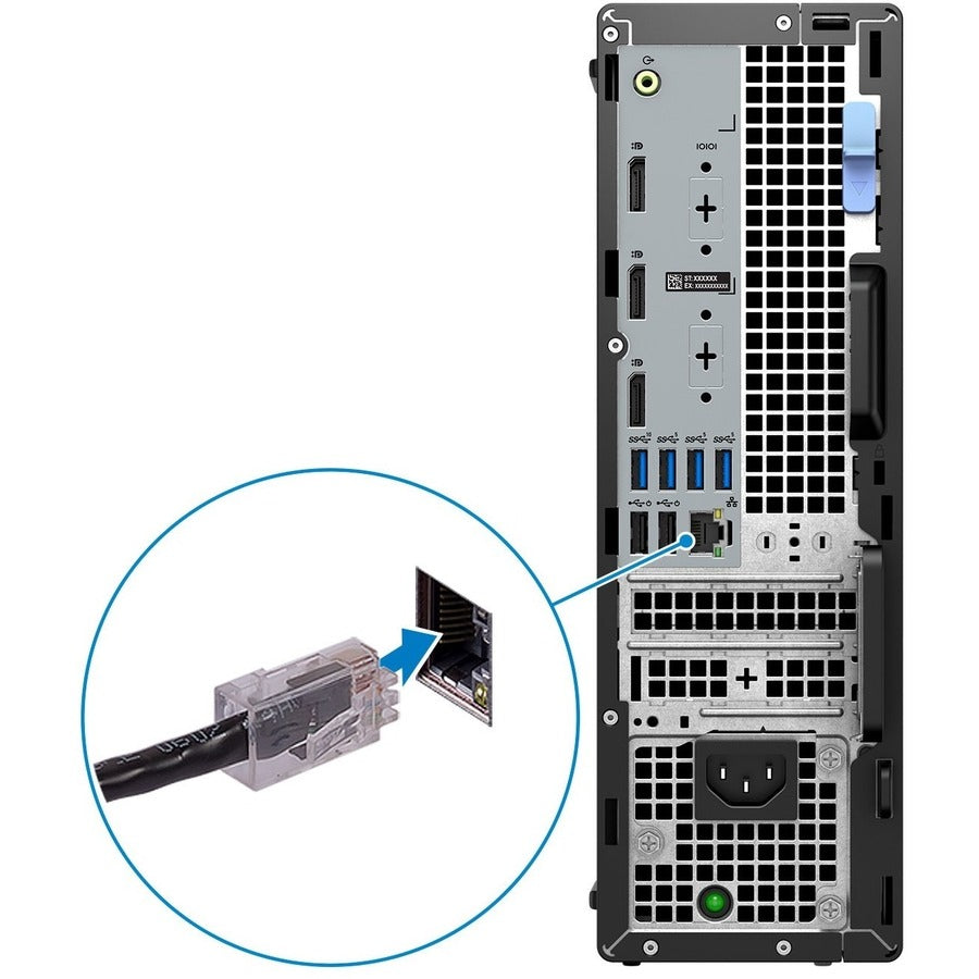Station de travail Dell Precision 3000 3460 - Intel Core i7 12e génération i7-12700 - 16 Go - SSD 512 Go - Petit format - Noir PC5V5