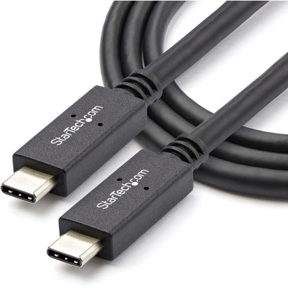 Câble USB C StarTech.com de 1 m avec alimentation (5 A) - M/M - USB 3.1 (10 Gbit/s) - Certifié USB-IF - Câble USB Type C - USB 3.2 Gen 2 USB31C5C1M