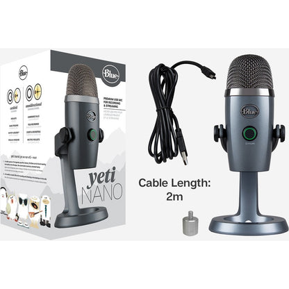 Blue Yeti Nano Wired Condenser Microphone 988-000088