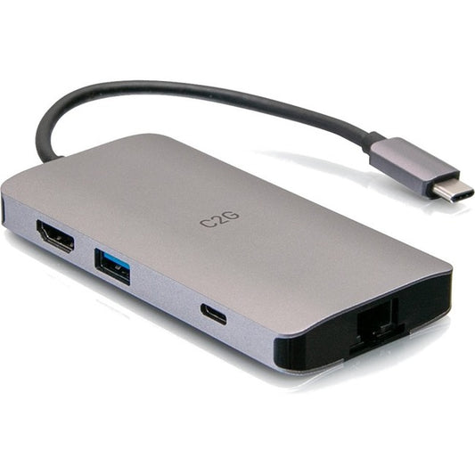 Station d'accueil portable USB C C2G avec HDMI, USB, Ethernet, SD et USB-C - 4K C2G54458