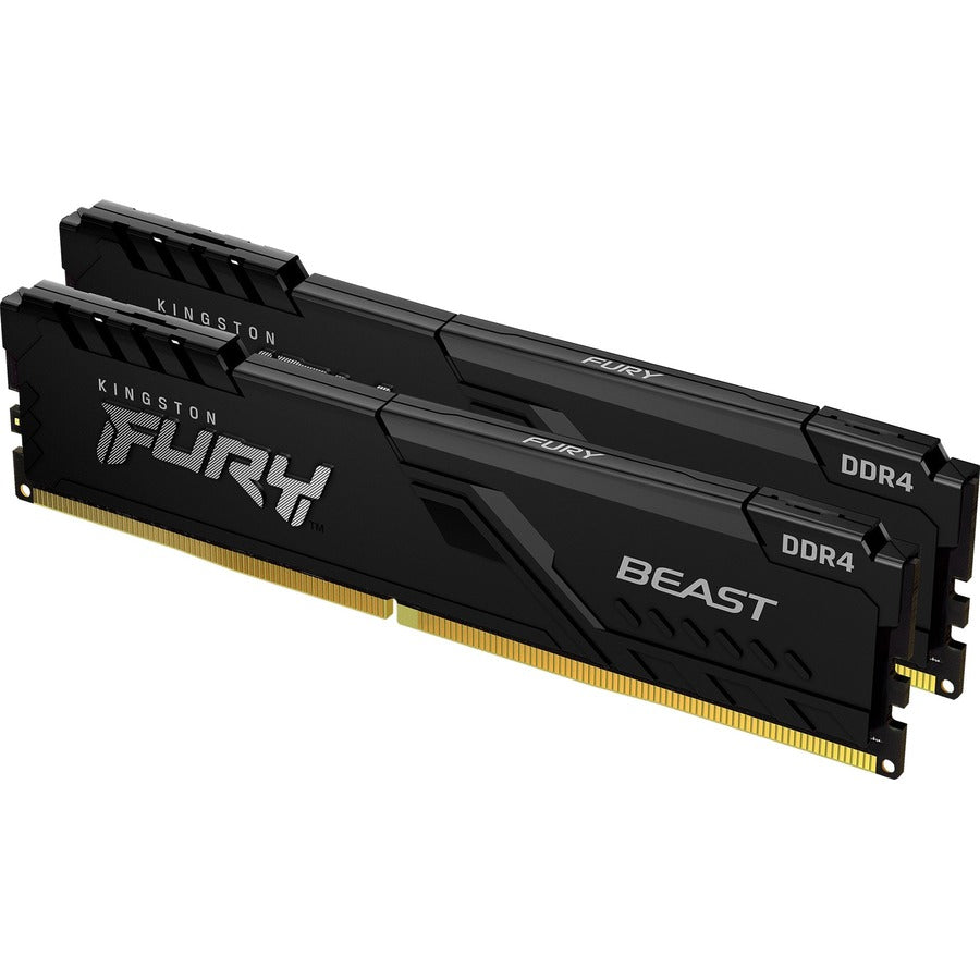 Kit de mémoire Kingston FURY Beast 16 Go (2 x 8 Go) DDR4 SDRAM KF432C16BBK2/16