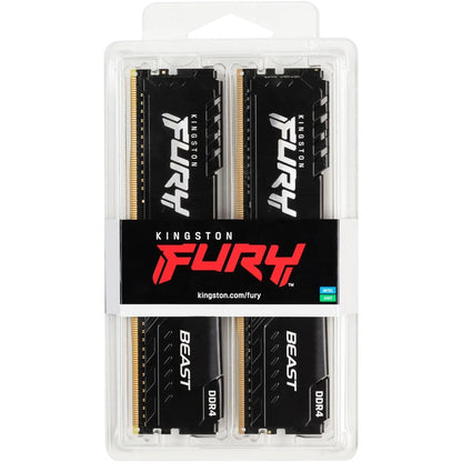 Kit de mémoire Kingston FURY Beast 16 Go (2 x 8 Go) DDR4 SDRAM KF432C16BBK2/16