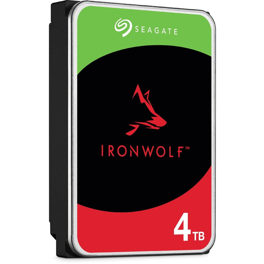 Disque dur Seagate IronWolf ST4000VN006 4 To - 3,5" interne - SATA (SATA/600) - Méthode d'enregistrement magnétique conventionnel (CMR) ST4000VN006