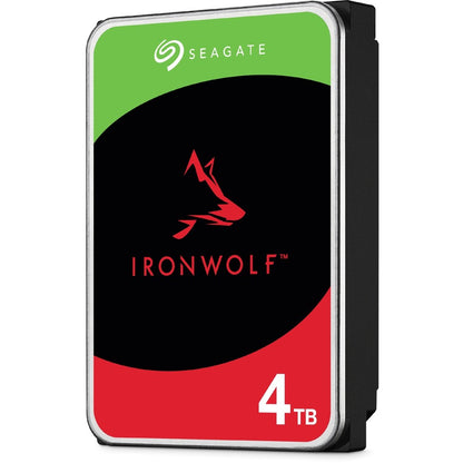 Disque dur Seagate IronWolf ST4000VN006 4 To - 3,5" interne - SATA (SATA/600) - Méthode d'enregistrement magnétique conventionnel (CMR) ST4000VN006
