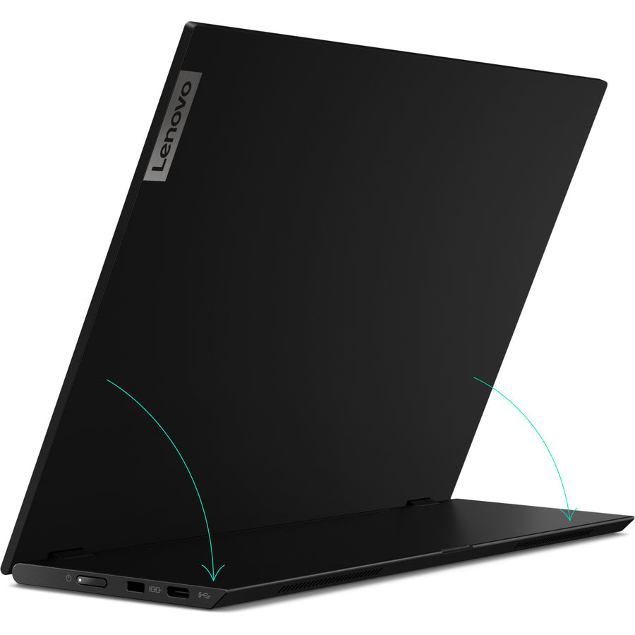 Moniteur LCD Full HD Lenovo ThinkVision M14 14" - 16:9 - Noir corbeau 61DDUAR6US