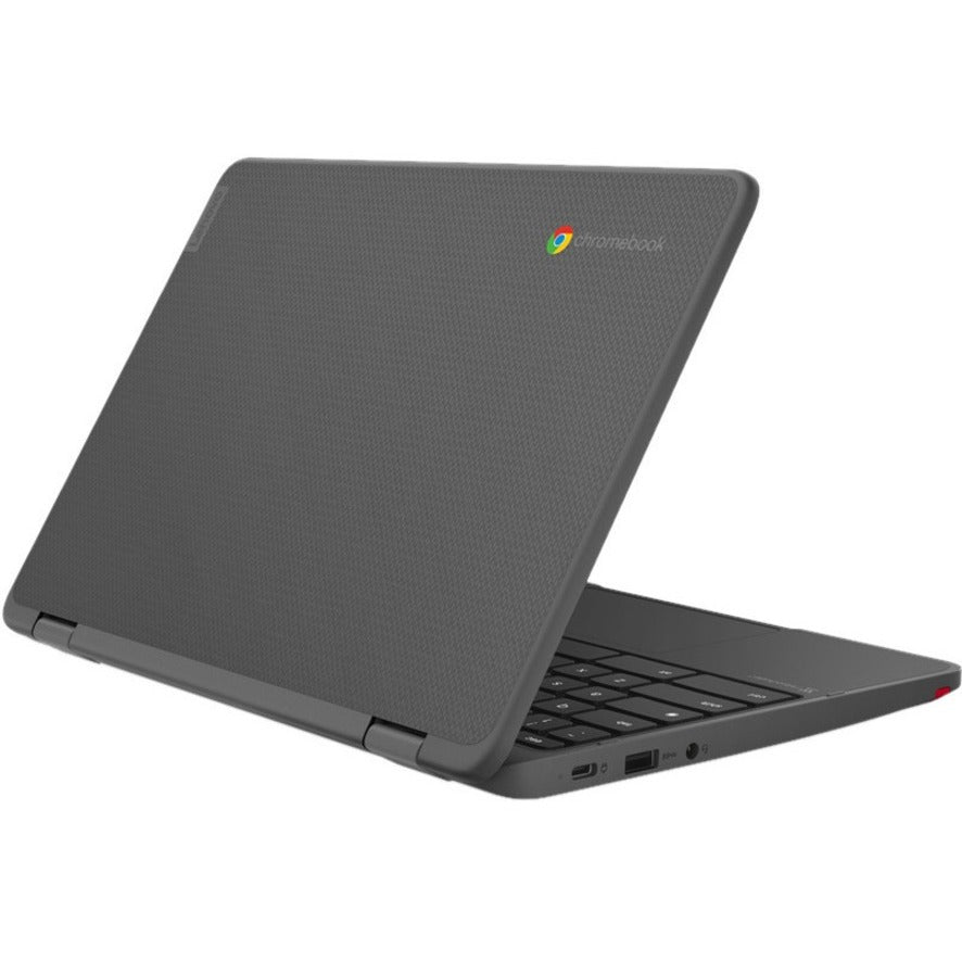 Lenovo 300e Yoga Chromebook Gen 4 82W20003US Chromebook convertible 2 en 1 à écran tactile 11,6" - HD - Octa-core (ARM Cortex A76 + Cortex A55) - 4 Go - Mémoire flash 32 Go - Clavier anglais - Gris graphite 82W20003US