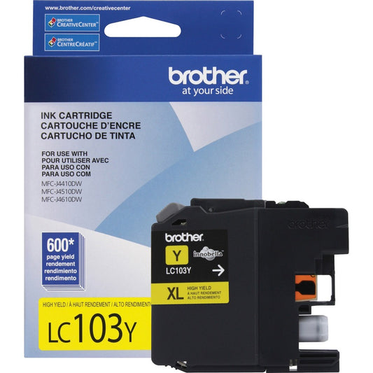 Cartouche d'encre d'origine Brother Innobella LC103YS