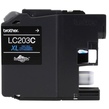 Cartouche d'encre à jet d'encre haute capacité d'origine Brother Innobella LC203CS - Cyan - 1 unité LC203CS