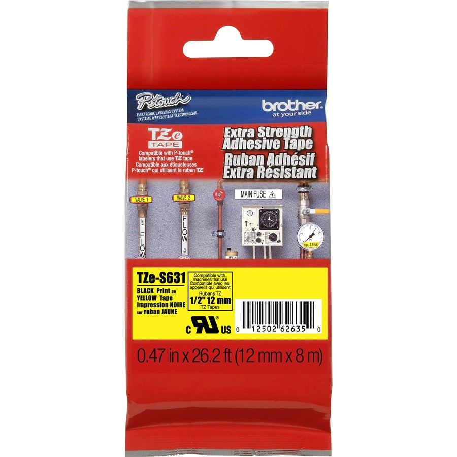 Cartouches de ruban TZe industrielles Brother P-touch TZES631