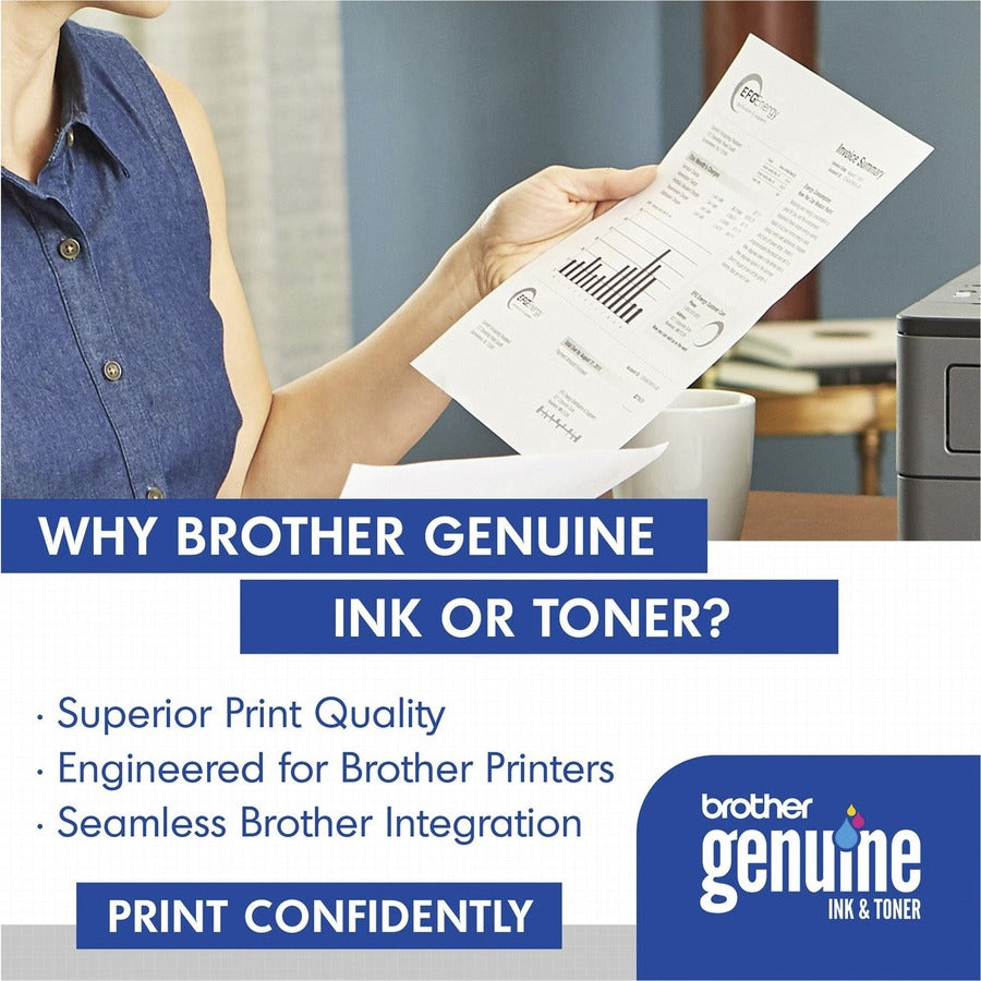 Cartouche de toner laser haute capacité d'origine Brother TN-660 - Paquet de deux - Noir - 2 / Boîte TN660 2PK