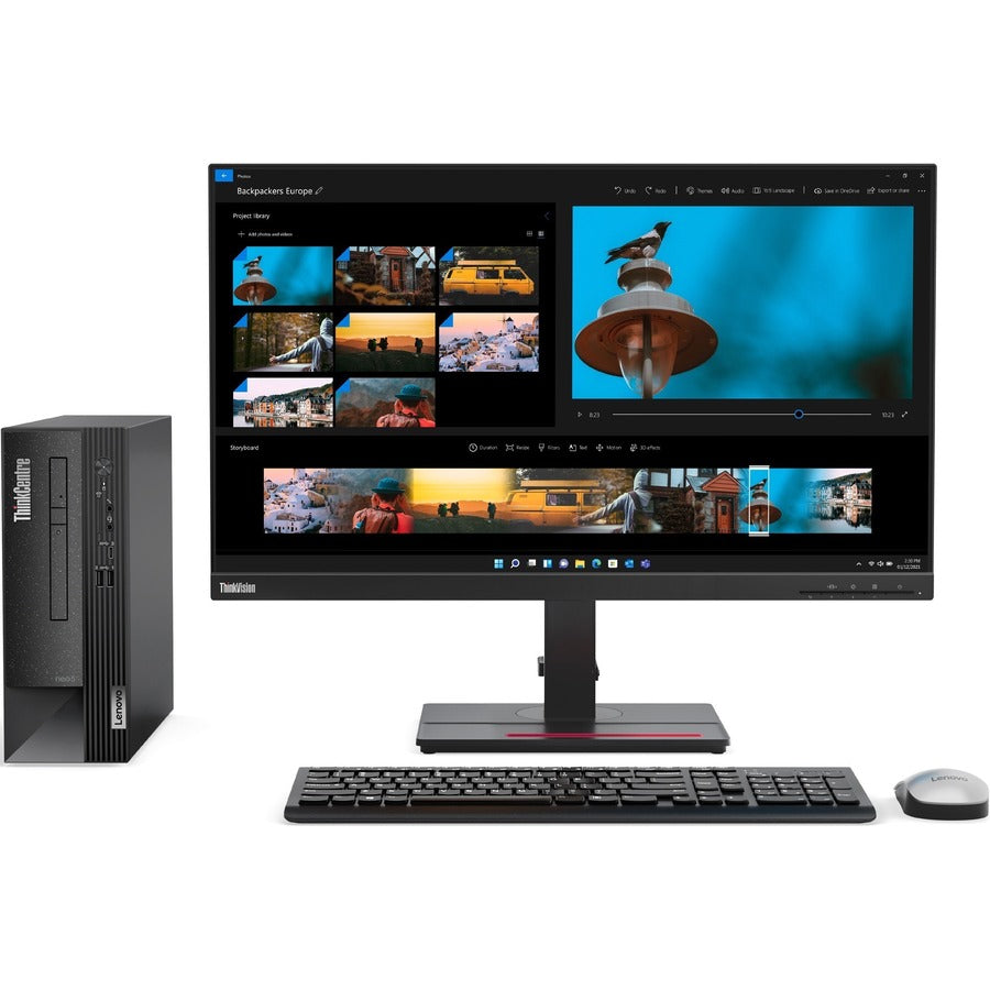 Ordinateur de bureau Lenovo ThinkCentre neo 50s Gen 4 12JF0002US - Intel Core i5 13e génération i5-13400 - 16 Go - SSD 256 Go - Petit format - Noir 12JF0002US