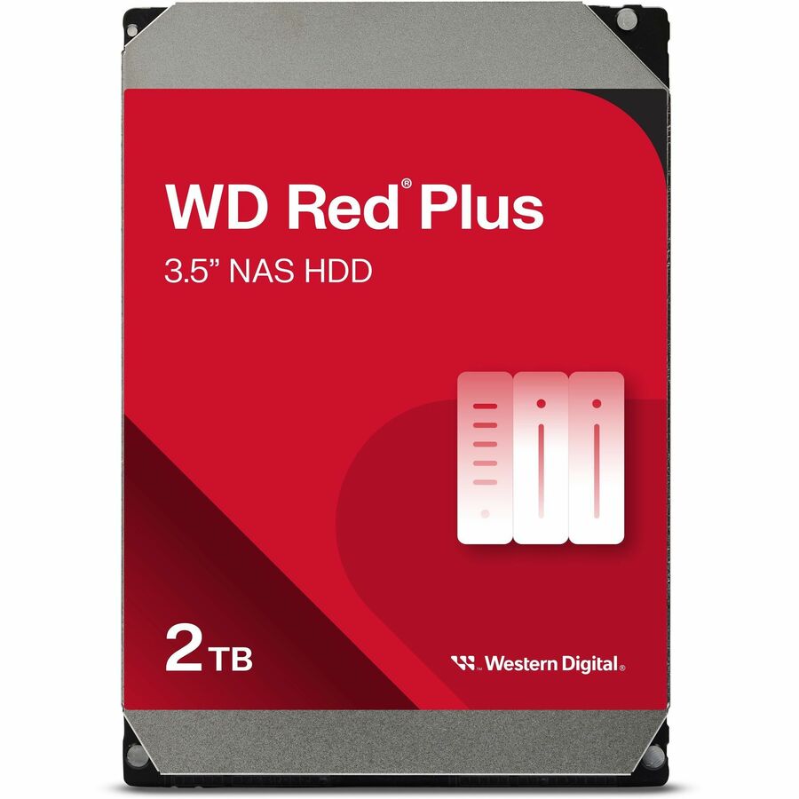 Disque dur WD Red Plus WD20EFPX 2 To - 3,5" interne - SATA (SATA/600) WD20EFPX