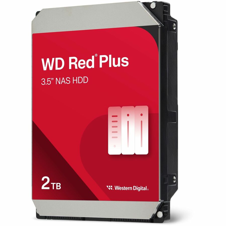 Disque dur WD Red Plus WD20EFPX 2 To - 3,5" interne - SATA (SATA/600) WD20EFPX
