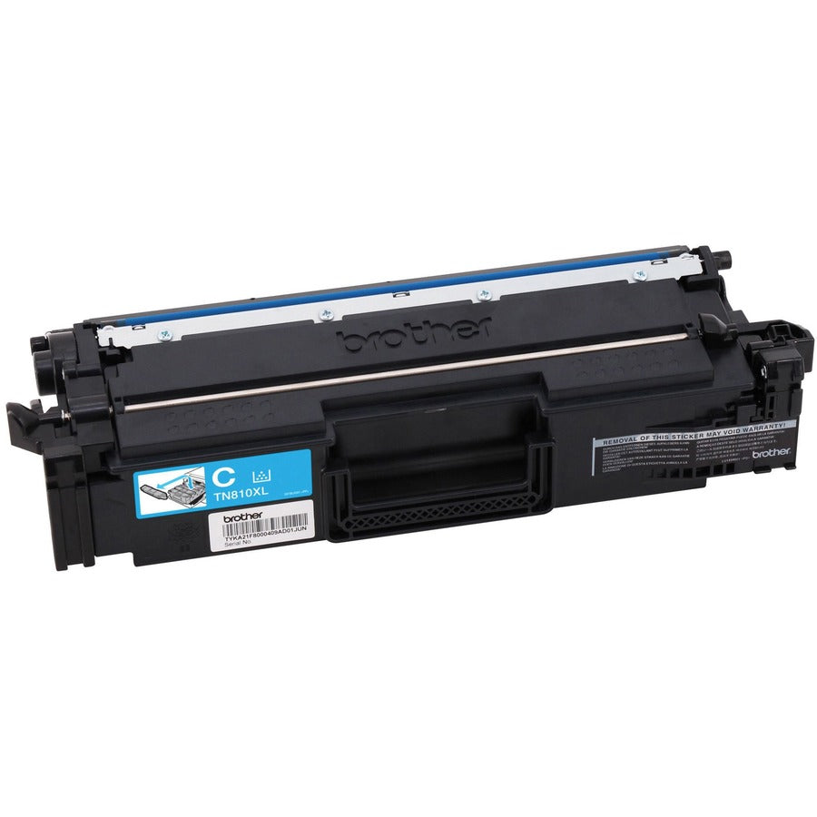 Cartouche de toner laser à haut rendement d'origine Brother TN810XLC - Cyan - 1 unité TN810XLC