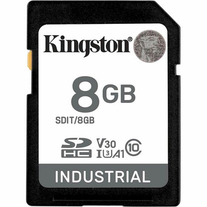 Kingston Industrial 8 Go Classe 10/UHS-I (U3) V30 SDHC SDIT/8 Go