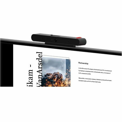 Moniteur LED Full HD Lenovo ThinkCentre TIO22GEN5 22" avec webcam - 16:9 - Noir 12N8GAR1US