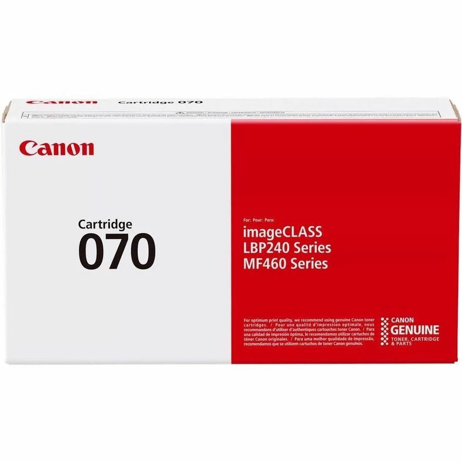 Cartouche de toner laser d'origine Canon 070 - Noir - 1 paquet 5639C001