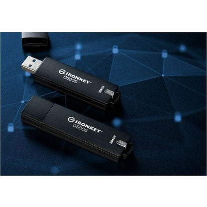 Clé USB 3.2 (1ère génération) Type A Kingston IronKey D500S 128 Go IKD500S/128 Go
