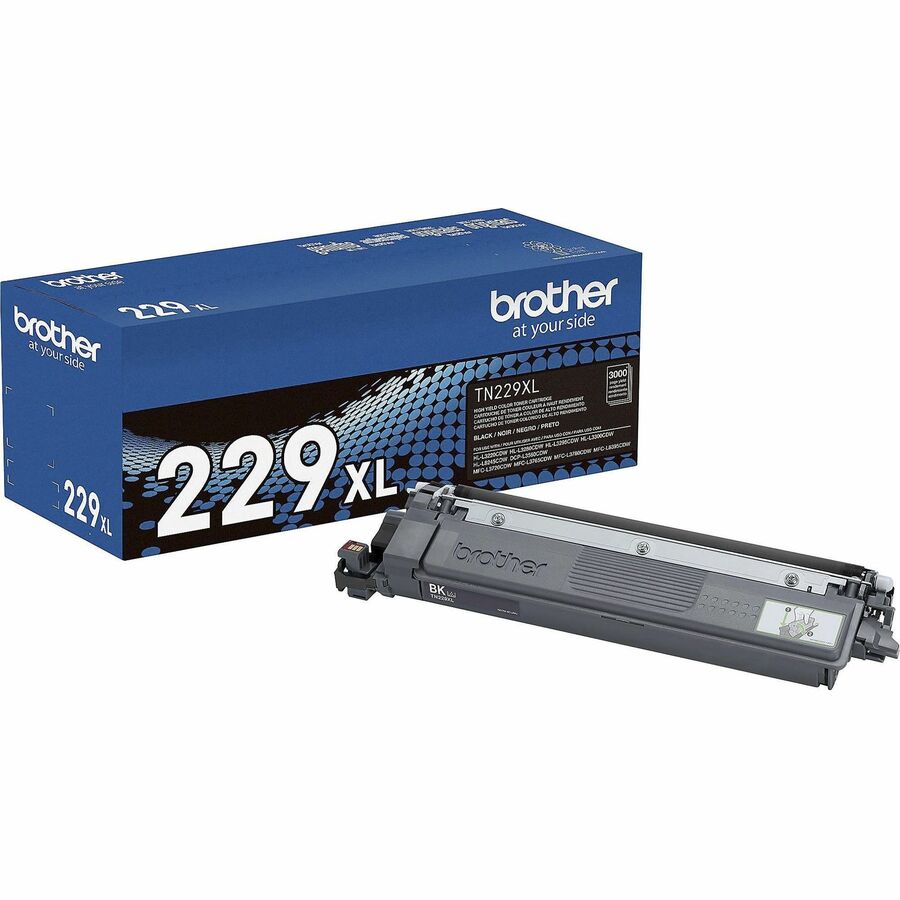 Cartouche de toner laser à haut rendement d'origine Brother - Noir - 1 unité TN229XLBK