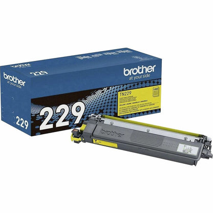Cartouche de toner laser Brother d'origine à rendement standard - Jaune - 1 unité TN229Y